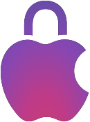 Apple Datenschutz Logo mit Schloss
