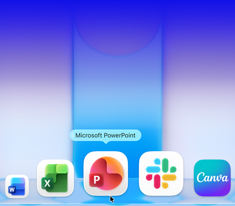 MacBook Neo Display mit Fenster mit einer Vielzahl von Apps