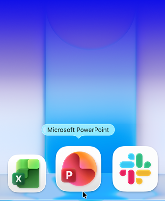 MacBook Neo Display mit Fenster mit einer Vielzahl von Apps